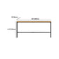 Conjunto moderno de barra de madera maciza, cafetería, juego de mesa y taburete rectangulares de 1/2/7 piezas
