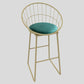 Glam 1/3 Pieces Bar Table Set Rectangle Stone Counter Table with Stools for Dining Room Light-Green 30"H Stool (Single) Clearhalo 'Bar Furniture' 'furn' 'furn_home_bar_bar_sets' 'Furniture' 'Home Bars & Bar Sets' 'home_bar_bar_sets' 'Kitchen & Dining Furniture' 5905340