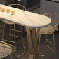 Glam 1/2/3/5 Pieces Bar Table Set Rectangle Bar Table with Metal High Stools for Home Clearhalo 'Bar Furniture' 'furn' 'furn_home_bar_bar_sets' 'Furniture' 'Home Bars & Bar Sets' 'home_bar_bar_sets' 'Kitchen & Dining Furniture' 5905373
