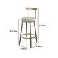 Glam 1/2/3/5 Pieces Bar Table Set Rectangle Bar Table with Metal High Stools for Home Clearhalo 'Bar Furniture' 'furn' 'furn_home_bar_bar_sets' 'Furniture' 'Home Bars & Bar Sets' 'home_bar_bar_sets' 'Kitchen & Dining Furniture' 5905383