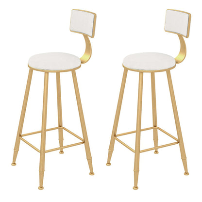 Glam Style 1/2/3 Pieces Bar Table Set Rectangle Bar Table with High Stools for Home White 30"H Stools (Set of 2) Clearhalo 'Bar Furniture' 'furn' 'furn_home_bar_bar_sets' 'Furniture' 'Home Bars & Bar Sets' 'home_bar_bar_sets' 'Kitchen & Dining Furniture' 5905385