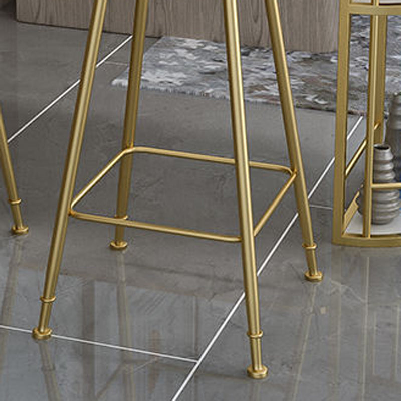 Glam Style 1/2/3 Pieces Bar Table Set Rectangle Bar Table with High Stools for Home Clearhalo 'Bar Furniture' 'furn' 'furn_home_bar_bar_sets' 'Furniture' 'Home Bars & Bar Sets' 'home_bar_bar_sets' 'Kitchen & Dining Furniture' 5905391