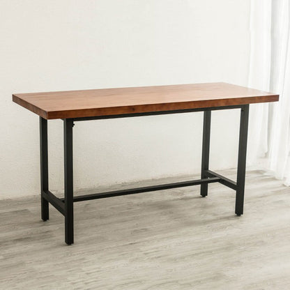 Industrial 1/2/9 Pieces Solid Wood Bar Table Set Rectangular Counter Set for Home Use Clearhalo 'Bar Furniture' 'furn' 'furn_home_bar_bar_sets' 'Furniture' 'Home Bars & Bar Sets' 'home_bar_bar_sets' 'Kitchen & Dining Furniture' 5905405