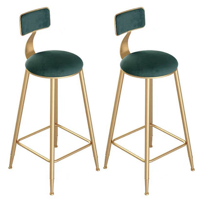 Luxurious Rectangular Pub Table Set 1/2/3 Pieces Stone Top Bistro Table Set Green 30"H Stools (Set of 2) Clearhalo 'Bar Furniture' 'furn' 'furn_home_bar_bar_sets' 'Furniture' 'Home Bars & Bar Sets' 'home_bar_bar_sets' 'Kitchen & Dining Furniture' 5905429