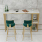 Luxurious Rectangular Pub Table Set 1/2/3 Pieces Stone Top Bistro Table Set Clearhalo 'Bar Furniture' 'furn' 'furn_home_bar_bar_sets' 'Furniture' 'Home Bars & Bar Sets' 'home_bar_bar_sets' 'Kitchen & Dining Furniture' 5905440