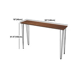 Modern 1/2/3/4 Pieces Wooden Pub Table Set Fixed Table Counter Table for Dining Room
