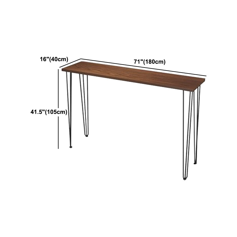 Modern 1/2/3/4 Pieces Wooden Pub Table Set Fixed Table Counter Table for Dining Room Clearhalo 'Bar Furniture' 'furn' 'furn_home_bar_bar_sets' 'Furniture' 'Home Bars & Bar Sets' 'home_bar_bar_sets' 'Kitchen & Dining Furniture' 5905511