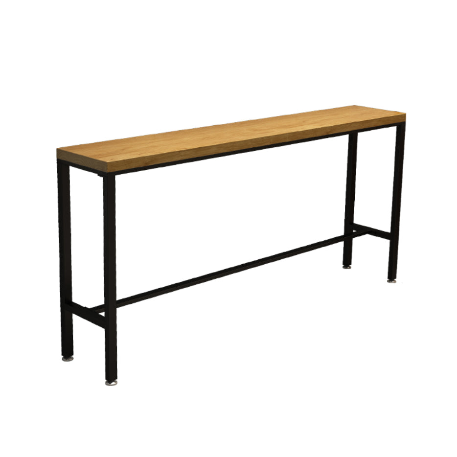 Modern 1/4/6/11 Pieces Bar Table Set Rectangle Pine Wood Counter Table with High Stools