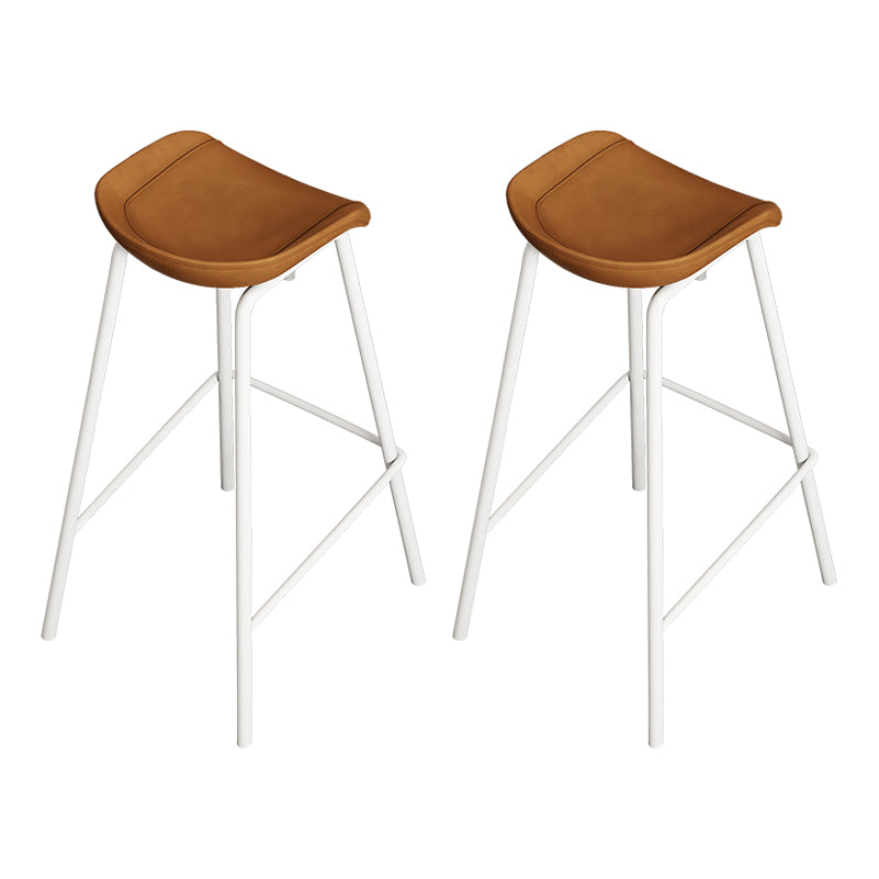 Modern Indoor Bar Table Set Solid Wood 1/2/4/5 Pieces Double Pedestal Bistro Set Brown 30"H Stools (Set of 2) Clearhalo 'Bar Furniture' 'furn' 'furn_home_bar_bar_sets' 'Furniture' 'Home Bars & Bar Sets' 'home_bar_bar_sets' 'Kitchen & Dining Furniture' 5905548