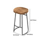 Contemporary Rectangular Bar Table Set 1/2/3 Pcs Solid Wood Bar Table and Stools Clearhalo 'Bar Furniture' 'furn' 'furn_home_bar_bar_sets' 'Furniture' 'Home Bars & Bar Sets' 'home_bar_bar_sets' 'Kitchen & Dining Furniture' 5905590