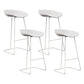 Modern 1/4/7 Pieces Bar Table Set Rectangle Pine Wood Counter Table with Stools for Cafe Beige 30"H Stools (Set of 4) Clearhalo 'Bar Furniture' 'furn' 'furn_home_bar_bar_sets' 'Furniture' 'Home Bars & Bar Sets' 'home_bar_bar_sets' 'Kitchen & Dining Furniture' 5905603