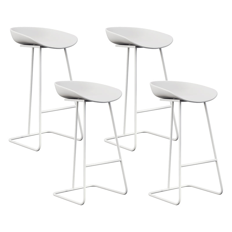Modern 1/4/7 Pieces Bar Table Set Rectangle Pine Wood Counter Table with Stools for Cafe Beige 30"H Stools (Set of 4) Clearhalo 'Bar Furniture' 'furn' 'furn_home_bar_bar_sets' 'Furniture' 'Home Bars & Bar Sets' 'home_bar_bar_sets' 'Kitchen & Dining Furniture' 5905603