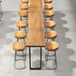 Modern 1/4/7 Pieces Bar Table Set Rectangle Pine Wood Counter Table with Stools for Cafe Clearhalo 'Bar Furniture' 'furn' 'furn_home_bar_bar_sets' 'Furniture' 'Home Bars & Bar Sets' 'home_bar_bar_sets' 'Kitchen & Dining Furniture' 5905607