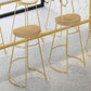 Modern Marble Bar Table Set 1/2/7 Pieces Rectangle White Trestle Table and Stool Set