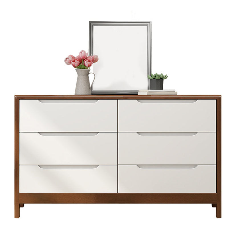 Moderne stijl massief houten dressoirs 5/6/9 laden opbergkist