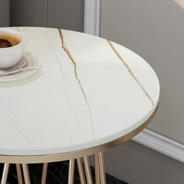 Estante inferior del gabinete del gabinete de metal de la mesa de acento de metal para el dormitorio