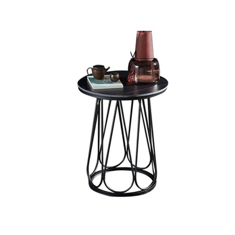 Estante inferior del gabinete del gabinete de metal de la mesa de acento de metal para el dormitorio