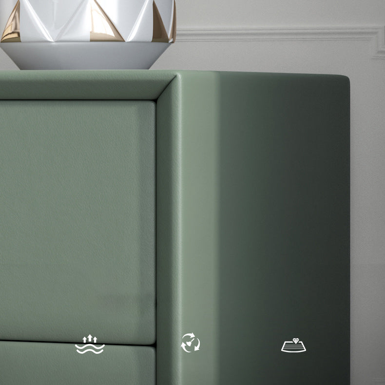 Cama de madera sólida Cabinete de noche de la cama glamorosa con 2-Drawer