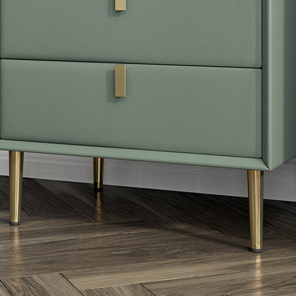 Cama de madera sólida Cabinete de noche de la cama glamorosa con 2-Drawer