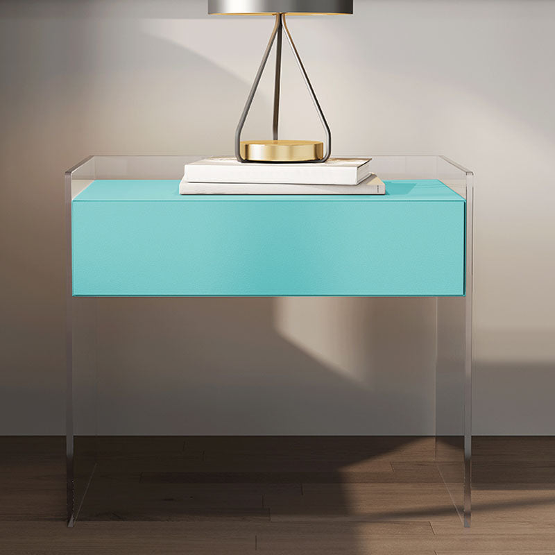 Mesa de almacenamiento de cajones modernos de madera sólida 1 Cajón de cajones de la cama de cajón