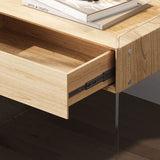 Mesa de almacenamiento de cajones modernos de madera sólida 1 Cajón de cajones de la cama de cajón