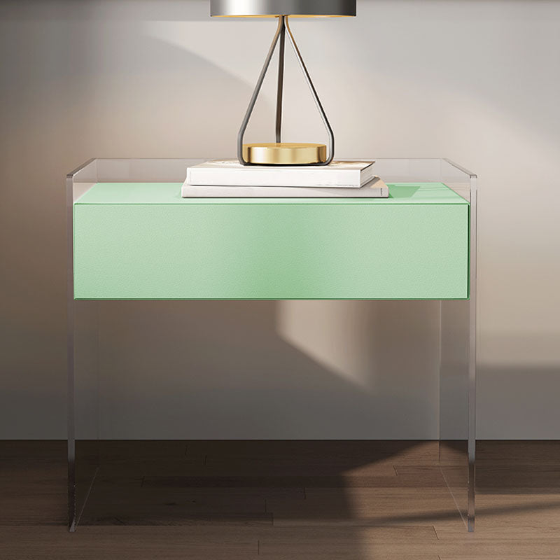 Mesa de almacenamiento de cajones modernos de madera sólida 1 Cajón de cajones de la cama de cajón