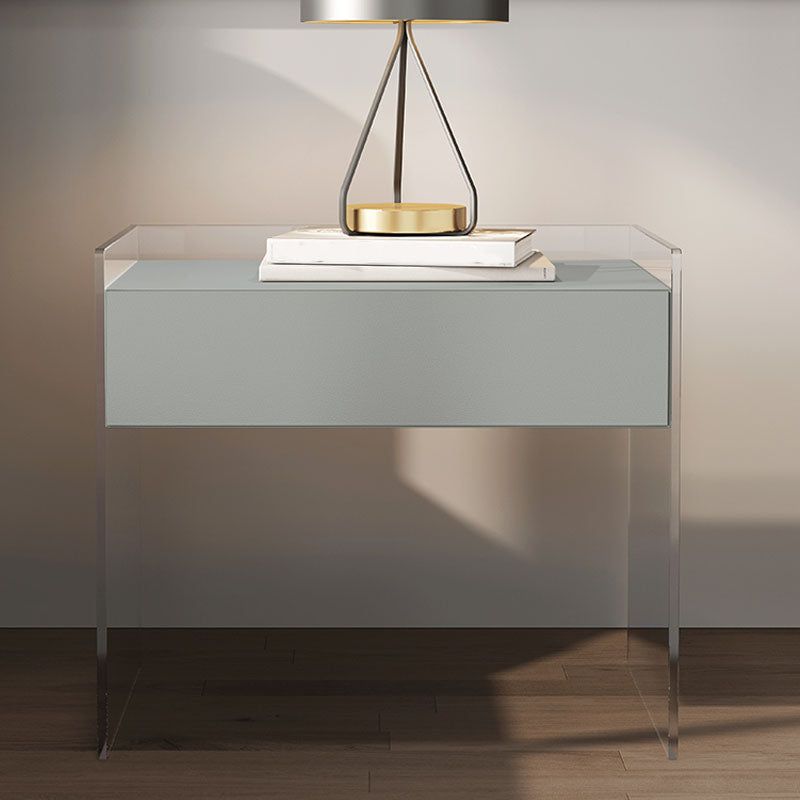 Mesa de almacenamiento de cajones modernos de madera sólida 1 Cajón de cajones de la cama de cajón