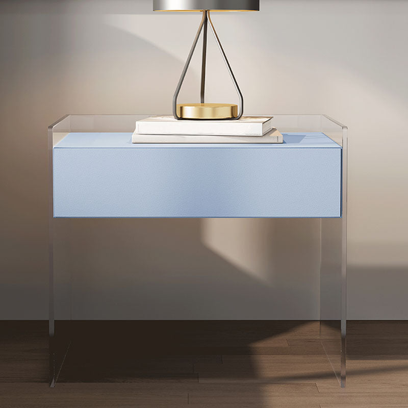 Mesa de almacenamiento de cajones modernos de madera sólida 1 Cajón de cajones de la cama de cajón