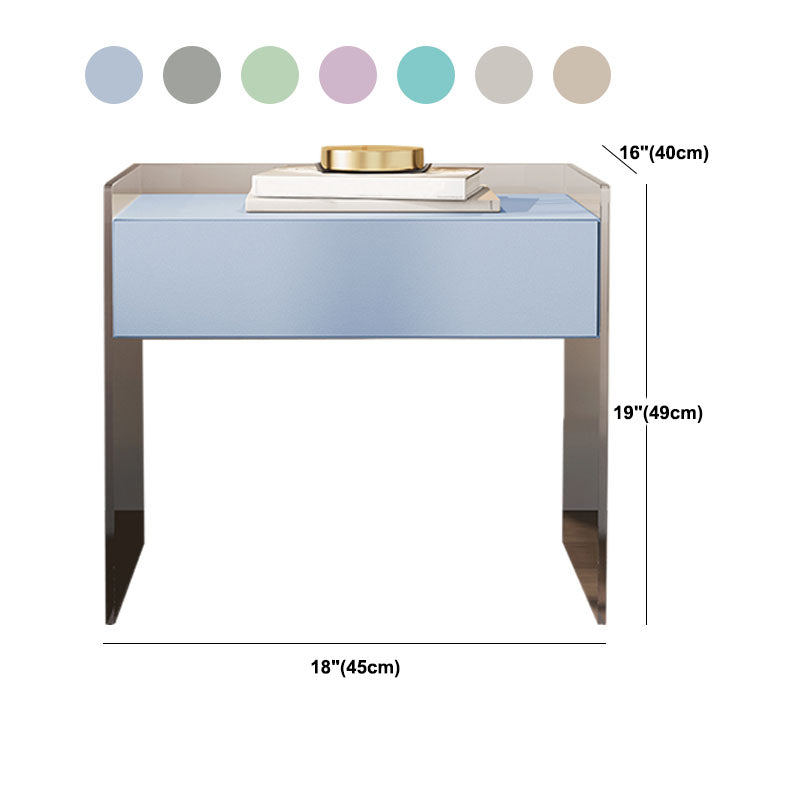 Mesa de almacenamiento de cajones modernos de madera sólida 1 Cajón de cajones de la cama de cajón