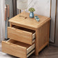 Solid Wood 2 Drawer Modern Night Table Drawer Storage Bed Nightstand Clearhalo 'Bedroom Furniture' 'furn' 'furn_night_stand' 'Furniture' 'night_stand' 'Nightstands' 5906187