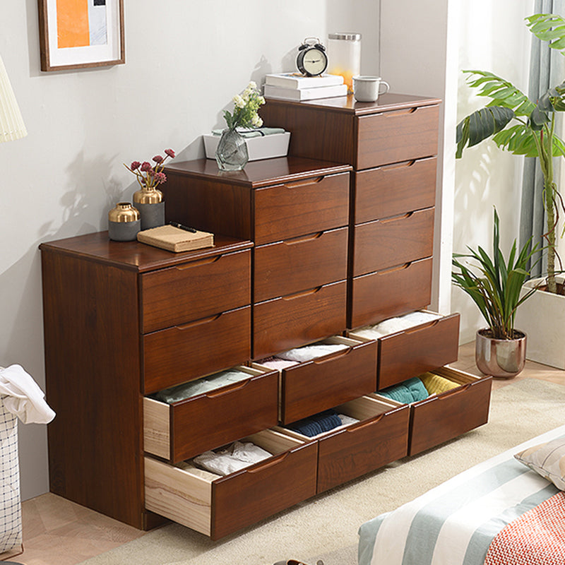 Eigentijdse slaapkamer opbergkist houten borst met laden