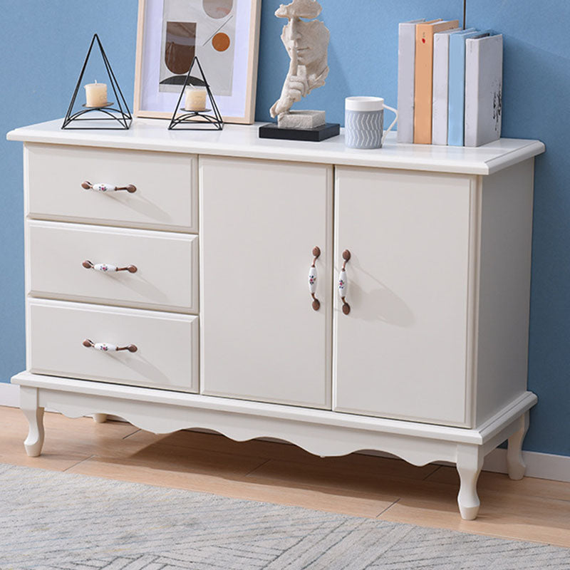 15,6-inch breedte Coastal Dresser vaste houten opbergkast met 3/6 laden