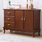 15,6-inch breedte Coastal Dresser vaste houten opbergkast met 3/6 laden