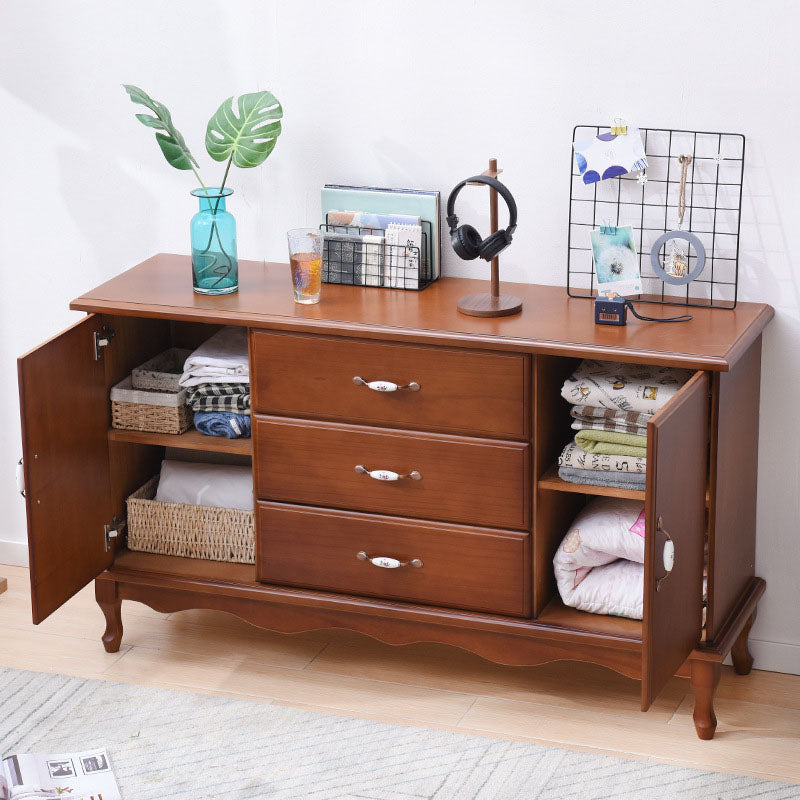 15,6-inch breedte Coastal Dresser vaste houten opbergkast met 3/6 laden