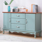 15,6-inch breedte Coastal Dresser vaste houten opbergkast met 3/6 laden