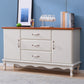 15,6-inch breedte Coastal Dresser vaste houten opbergkast met 3/6 laden