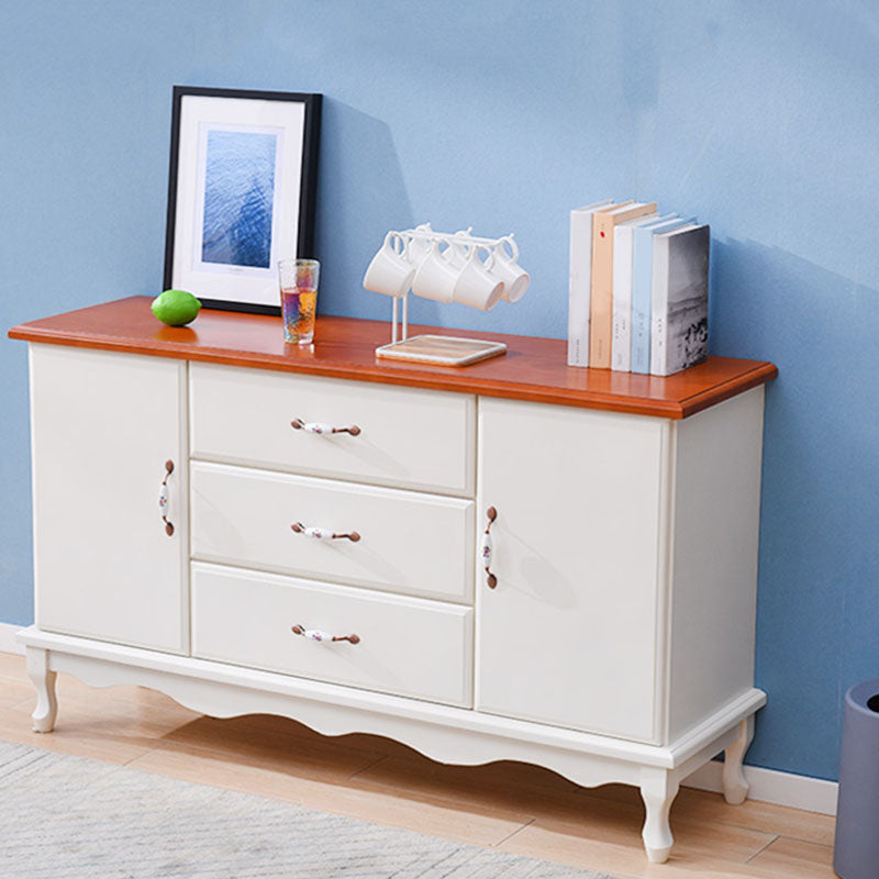 15,6-inch breedte Coastal Dresser vaste houten opbergkast met 3/6 laden