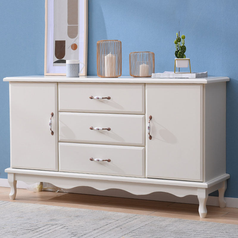 15,6-inch breedte Coastal Dresser vaste houten opbergkast met 3/6 laden