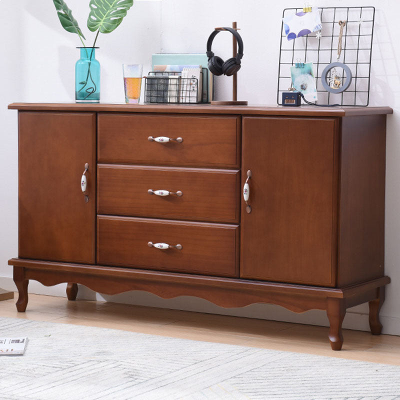 15,6-inch breedte Coastal Dresser vaste houten opbergkast met 3/6 laden