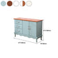 15,6-inch breedte Coastal Dresser vaste houten opbergkast met 3/6 laden