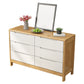 16" W Rubber Wood Storage Chest Modern Dresser with Drawers for Bedroom Natural White 6 Clearhalo 'Bedroom Furniture' 'Dressers & Chests' 'dressers_chests' 'furn' 'furn_dressers_chests' 'Furniture' 5906469
