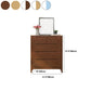 16" W Rubber Wood Storage Chest Modern Dresser with Drawers for Bedroom Clearhalo 'Bedroom Furniture' 'Dressers & Chests' 'dressers_chests' 'furn' 'furn_dressers_chests' 'Furniture' 5906481