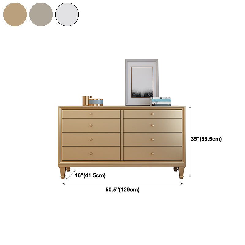 Glam Storage Chest 8 Drawers Storage Chest Dresser for Bedroom Clearhalo 'Bedroom Furniture' 'Dressers & Chests' 'dressers_chests' 'furn' 'furn_dressers_chests' 'Furniture' 5906587