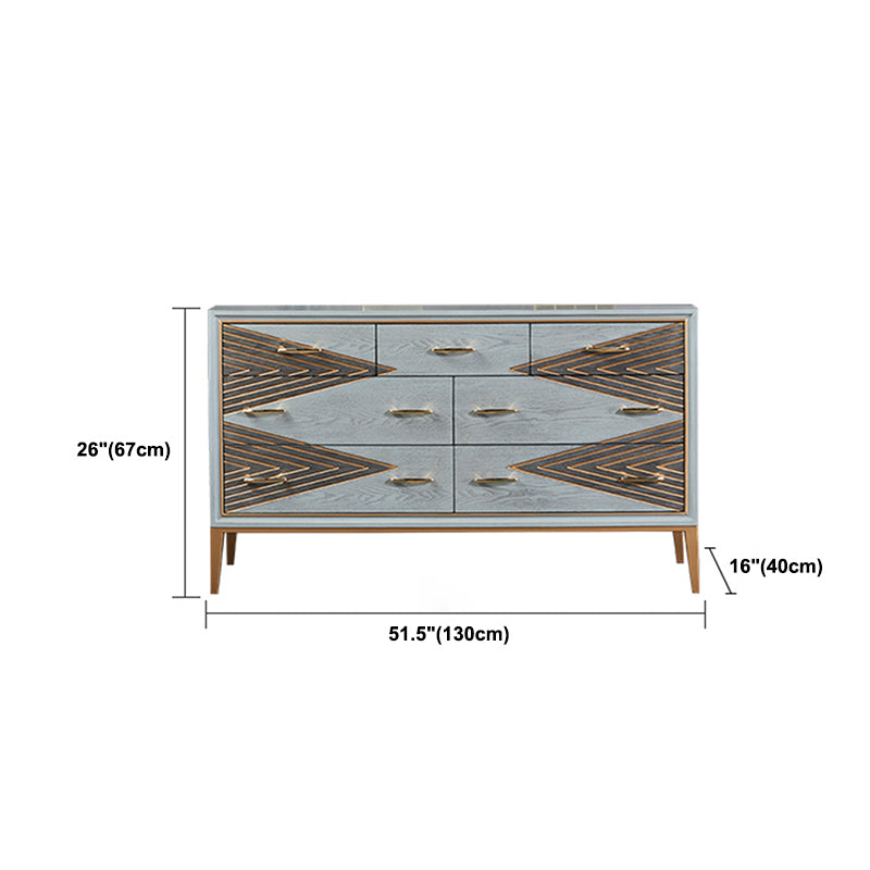 15,6/14,82 inch Glam -opbergkast vervaardigd houten dressoir