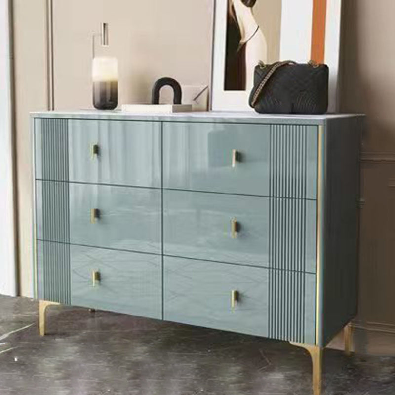 15.6-inch Width Glam Storage Chest Stone Storage Chest Dresser