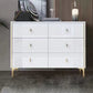 15.6-inch Width Glam Storage Chest Stone Storage Chest Dresser