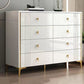 15.6-inch Width Glam Storage Chest Stone Storage Chest Dresser