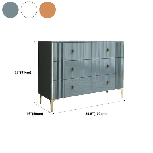 15.6-inch Width Glam Storage Chest Stone Storage Chest Dresser
