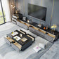 15.75-inch H Glass TV Stand Glam TV Stand for TVs with 4 Drawers Included Clearhalo 'furn' 'furn_tv_stands_entertainment_centers' 'Furniture' 'Living Room Furniture' 'TV Stands & Entertainment Centers' 'TV Stands & Media Storage Furniture' 'tv_stands_entertainment_centers' 5906669