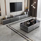 15.75-inch H Glass TV Stand Glam TV Stand for TVs with 4 Drawers Included Clearhalo 'furn' 'furn_tv_stands_entertainment_centers' 'Furniture' 'Living Room Furniture' 'TV Stands & Entertainment Centers' 'TV Stands & Media Storage Furniture' 'tv_stands_entertainment_centers' 5906676